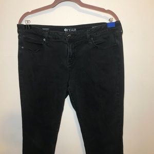 Women’s Stylus Black Skinny Jeans - Size 14